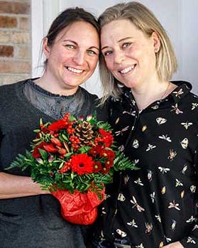 En julekurv til Brigitte