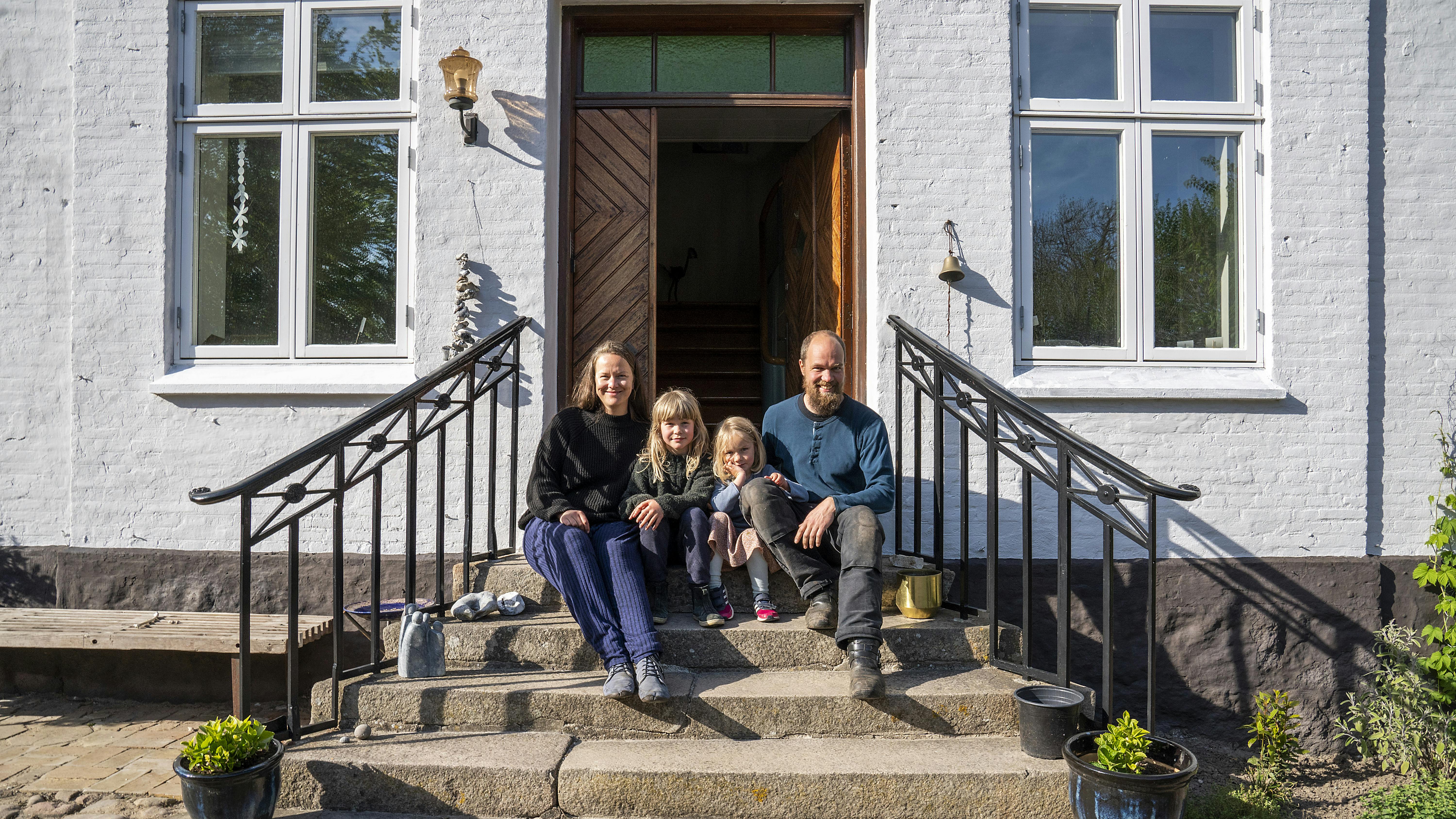 Elena Egeris Thorsen og Till Drescher flyttede fra København til Ærø