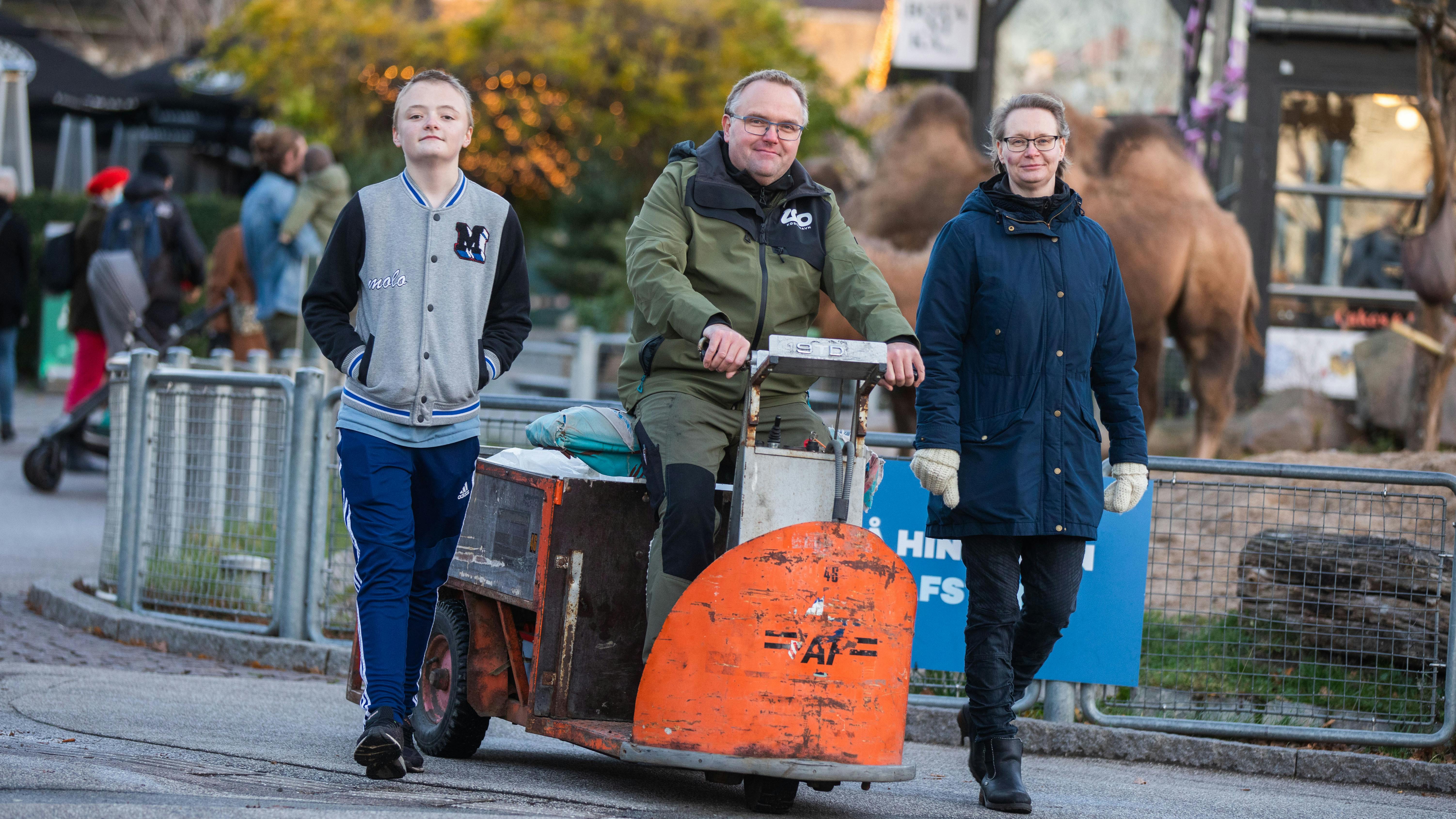 Peter Jensen og hans familie har eventyret lige uden for deres hoveddør