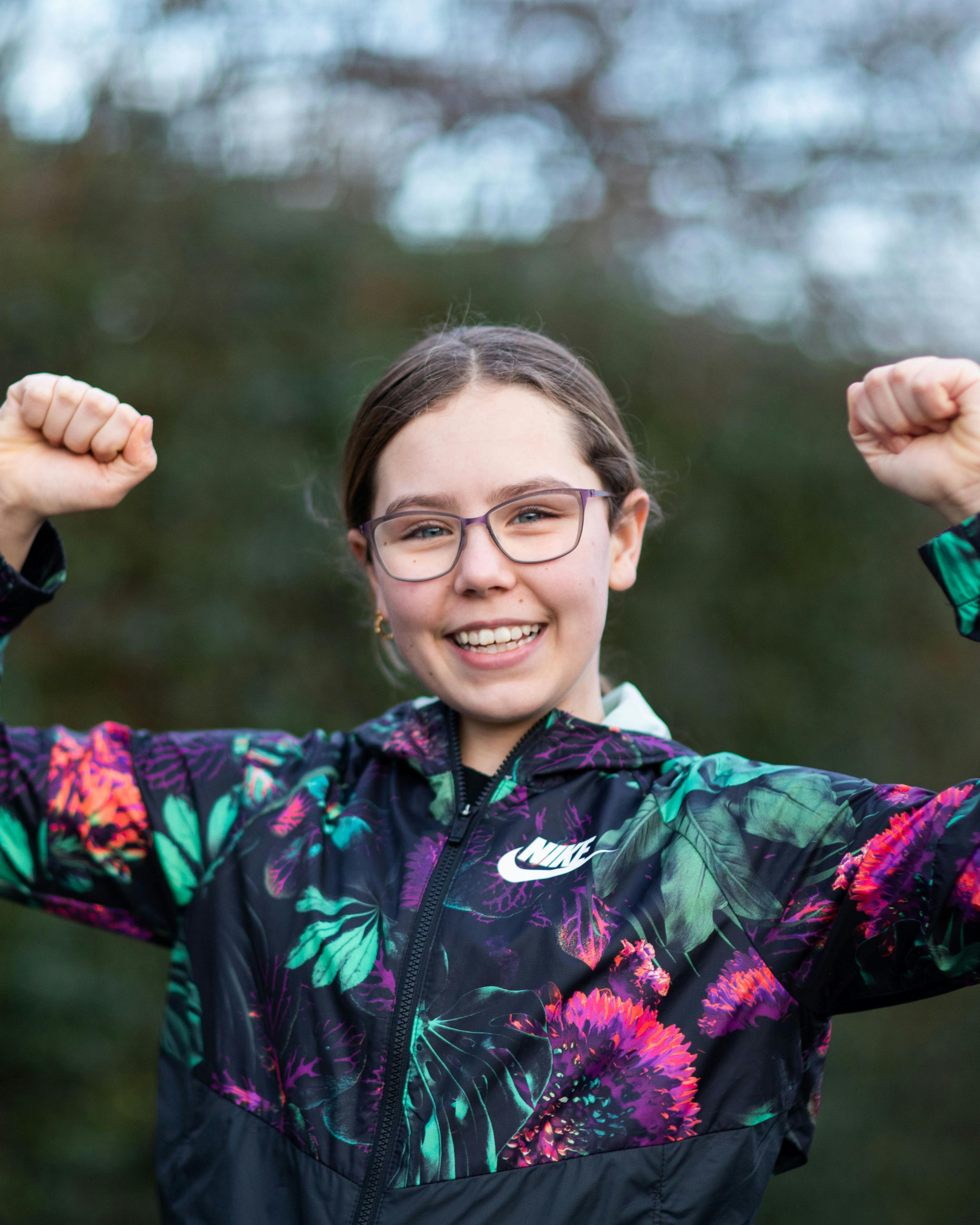 Efter ophold på julemærkehjem stråler Felicia Andersen af selvtillid.