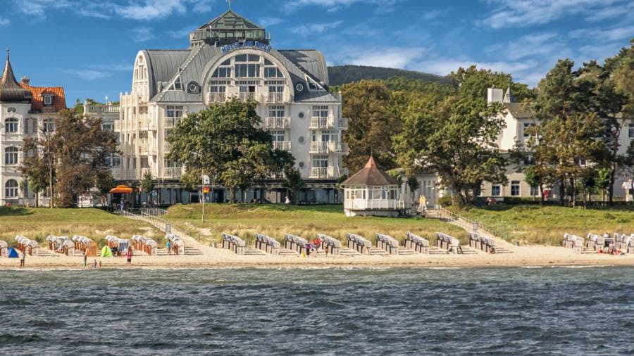 Hotel am Meer er et af mange badehoteller på den smukke ø Rügen