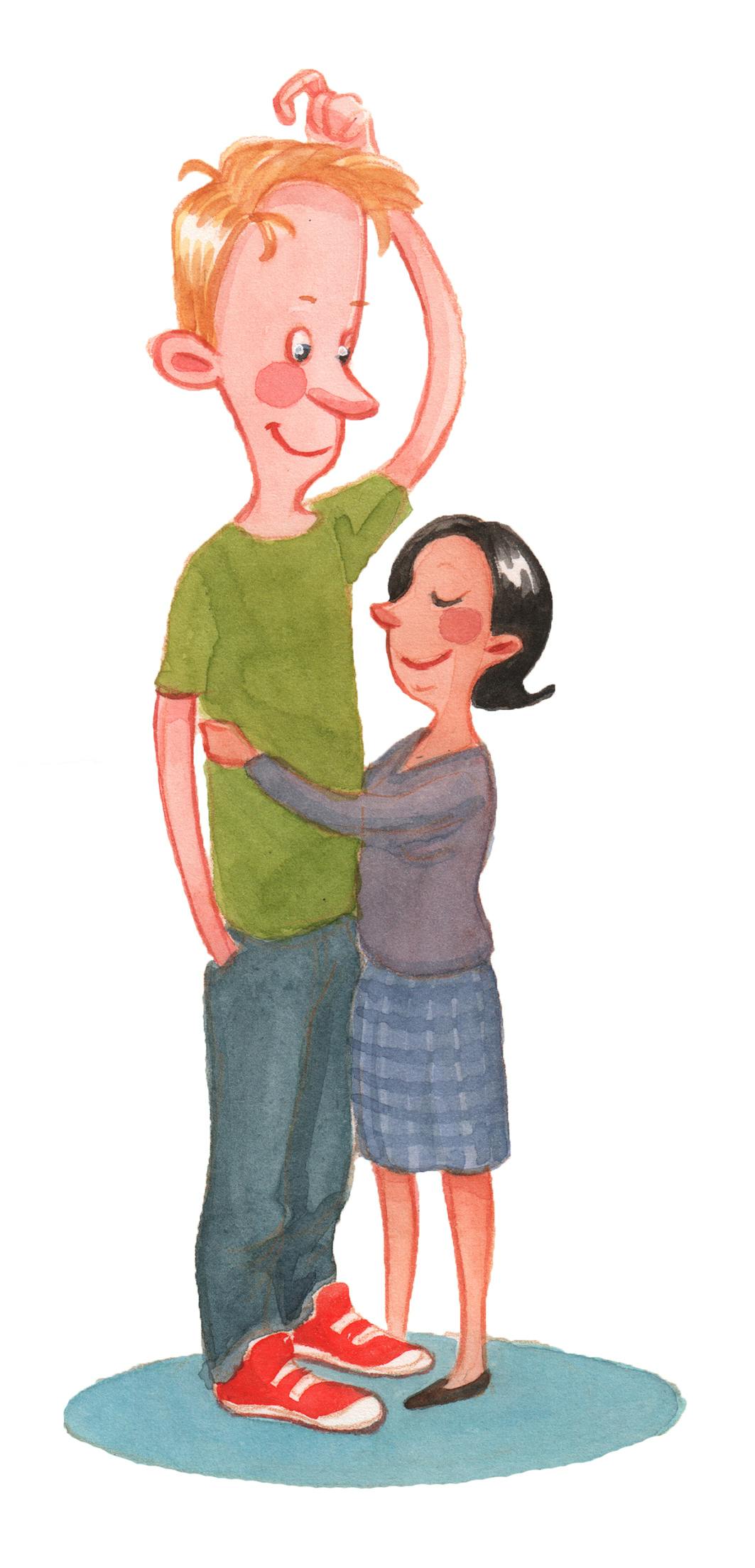 Illustration til Puk Elgårds brevkasse