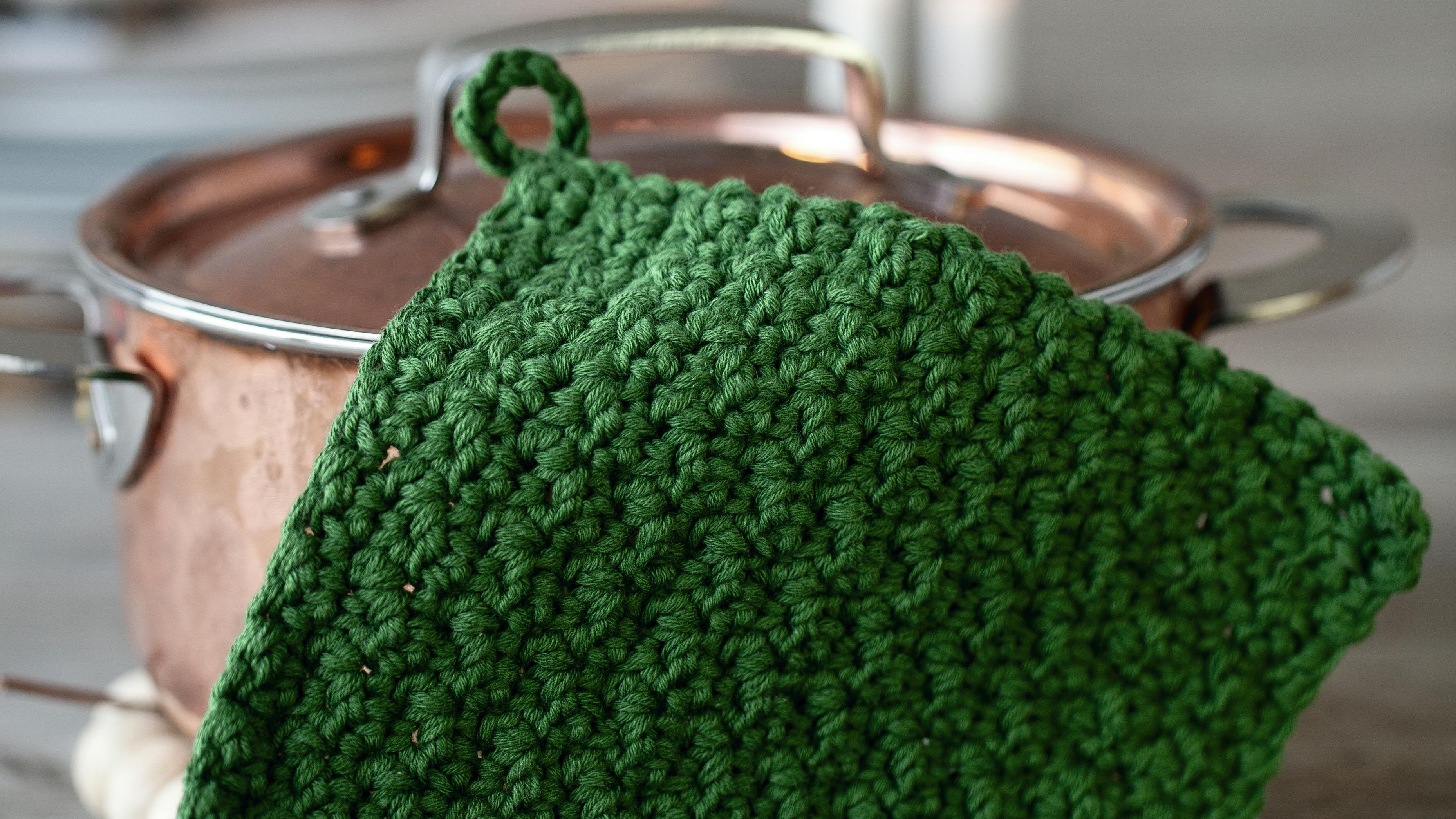 Hækl fine grydelapper - idé til en julegave