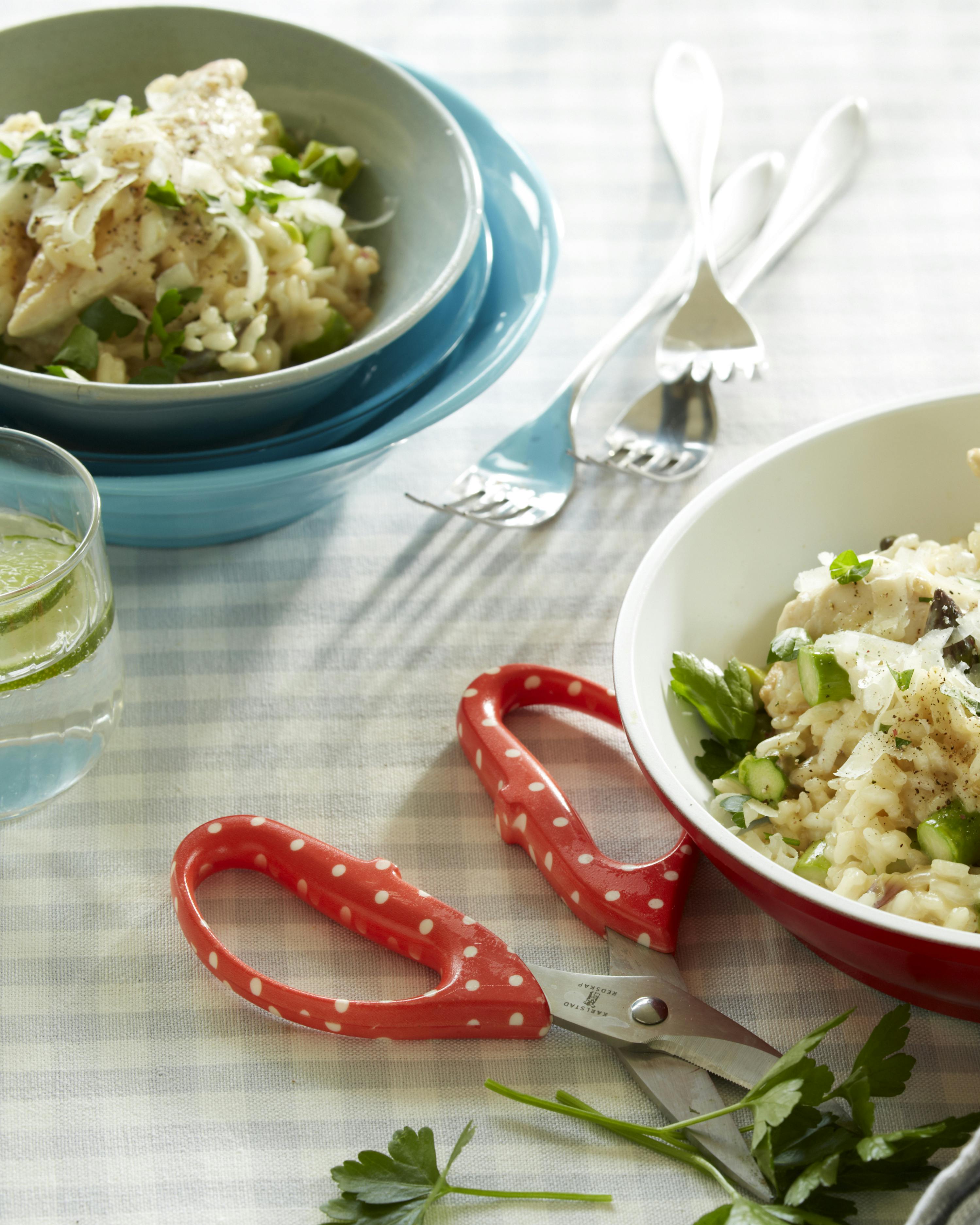 Risotto med kylling og asparges