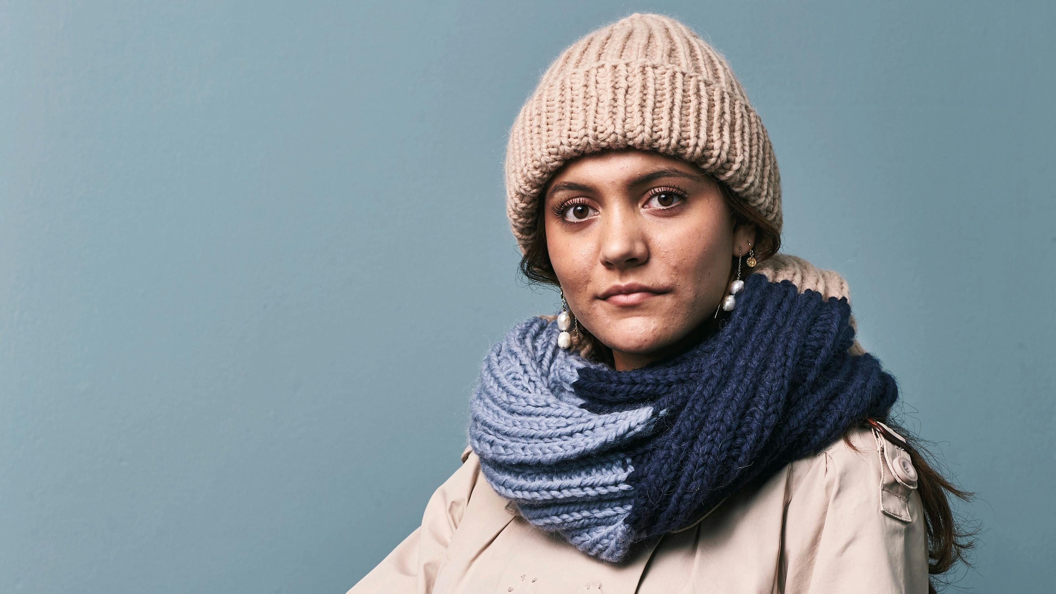 Strik: Chunky accesories hue og halsrør halstørklæde