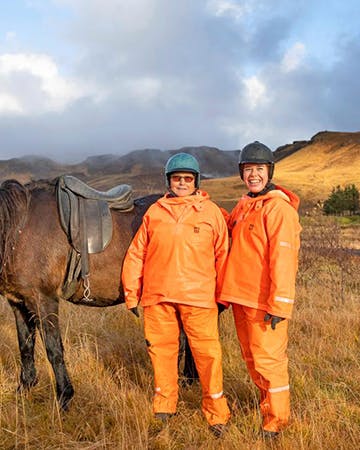 Mai og mormor på Island: Jeg har min hest, jeg har min mormor!