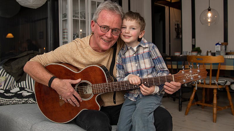 Rørende kærlighedserklæring i ?X Factor": Jeg elsker dig, morfar