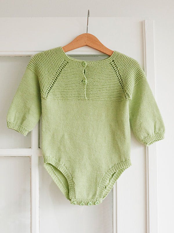 Strikkeopskrift: Babybody