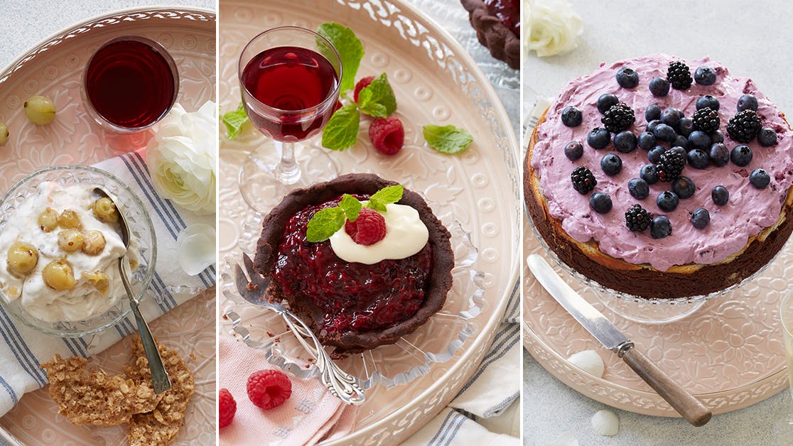 Brug sommerens bær: 3 desserter med bær