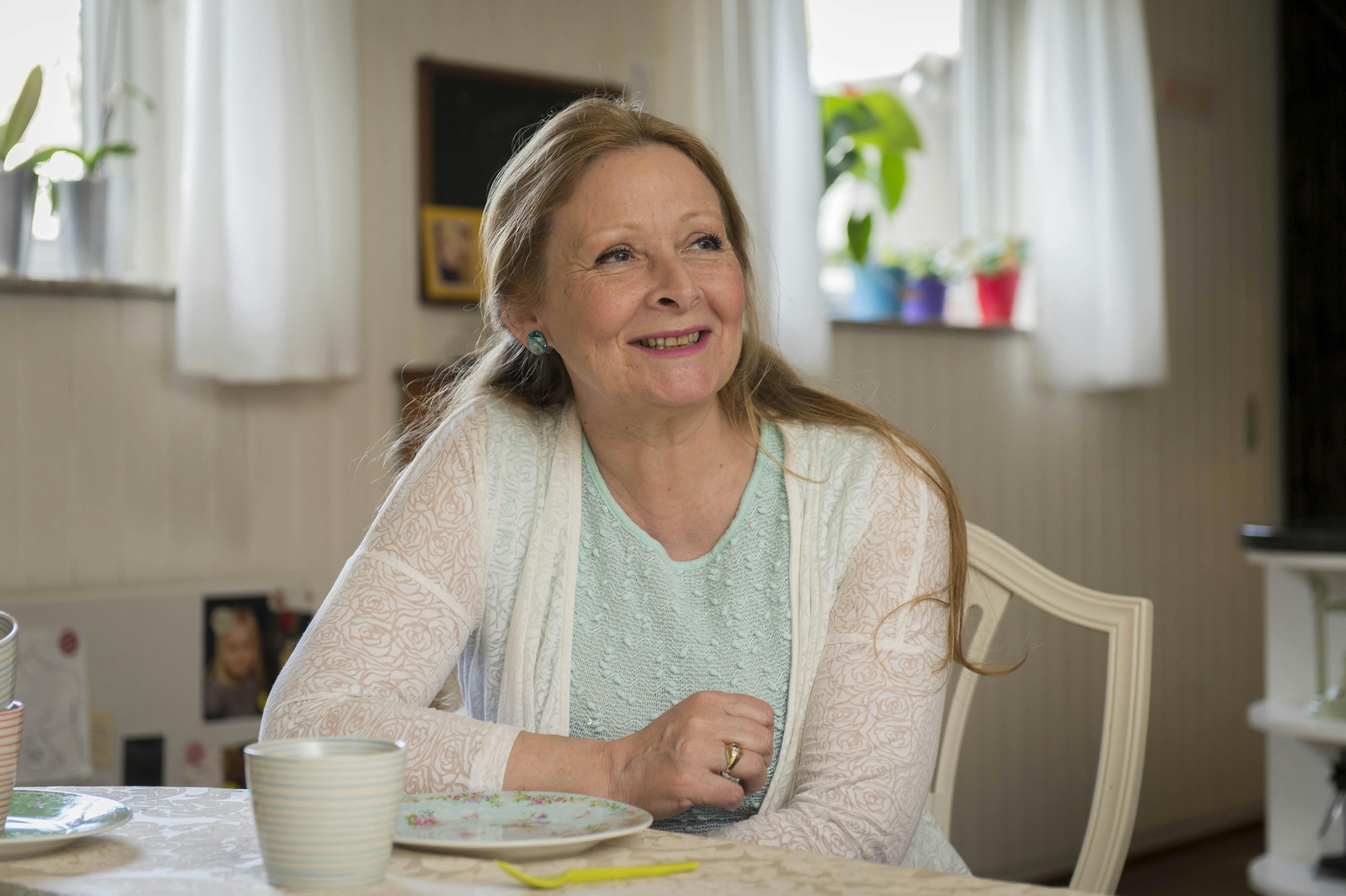 Inge-Marie Nielsen har haft besøg af en ægte nisse