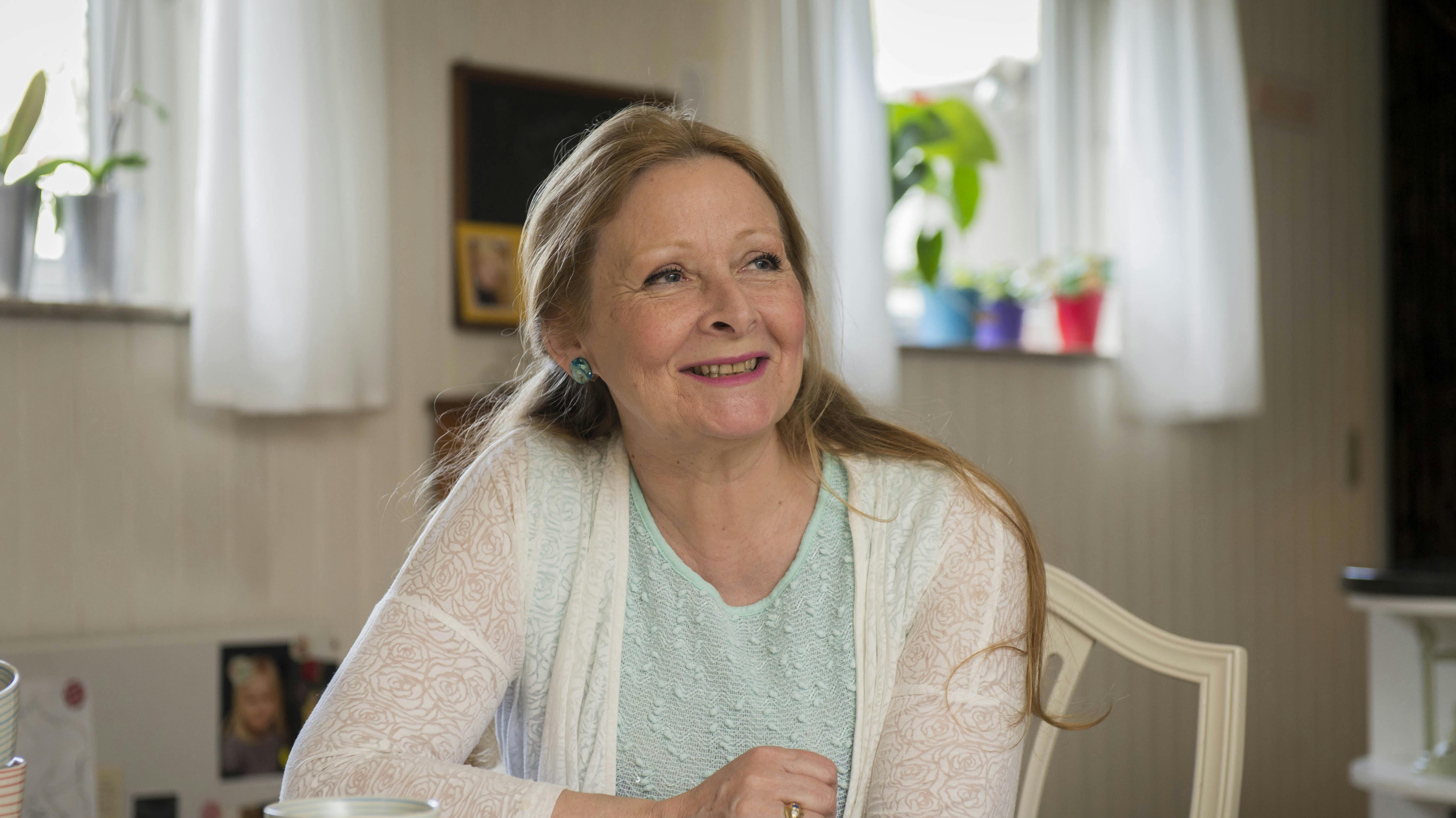 Inge-Marie Nielsen har haft besøg af en ægte nisse