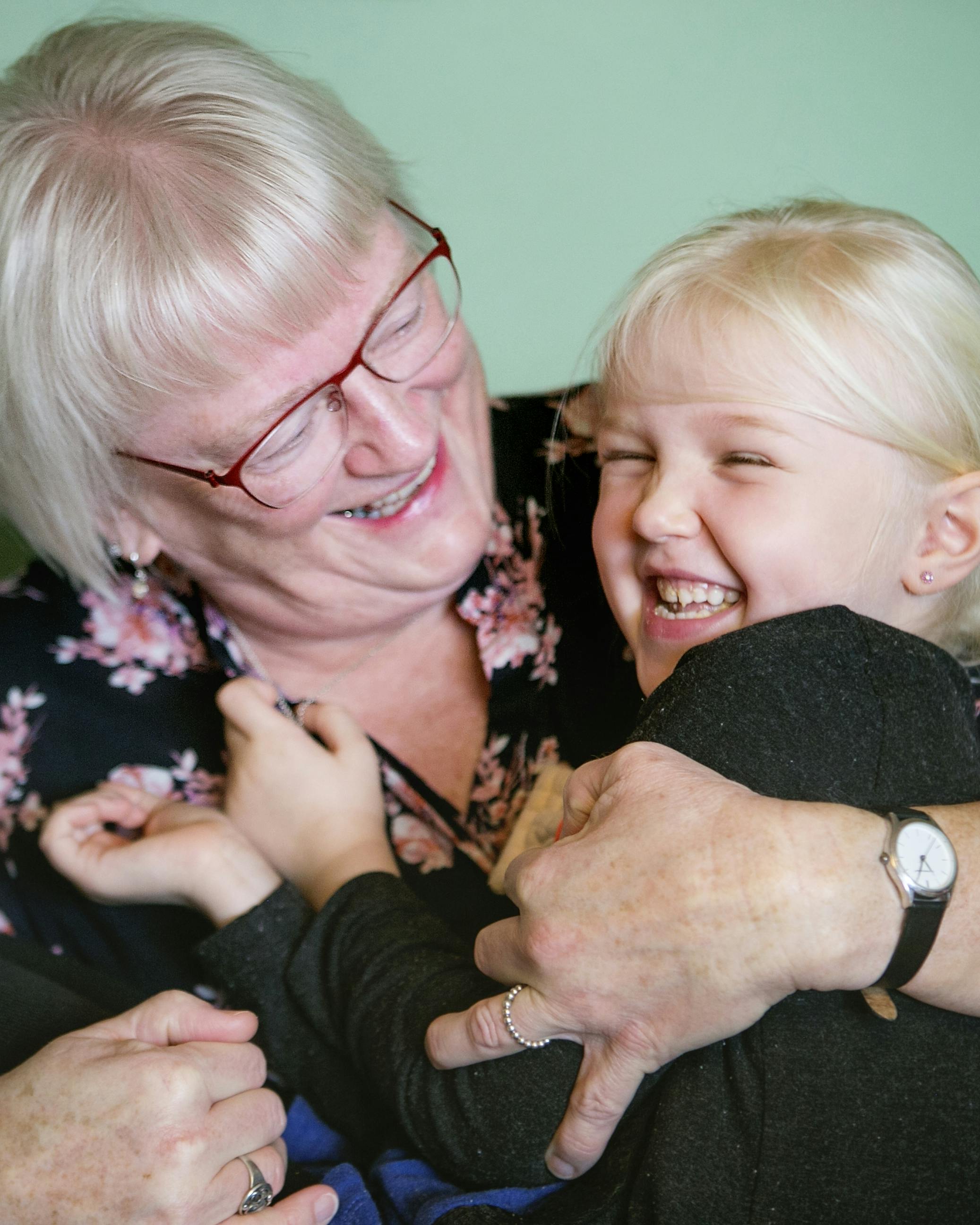 Rita er blevet bedstemor for Aura ?? selv om de ikke er i familie