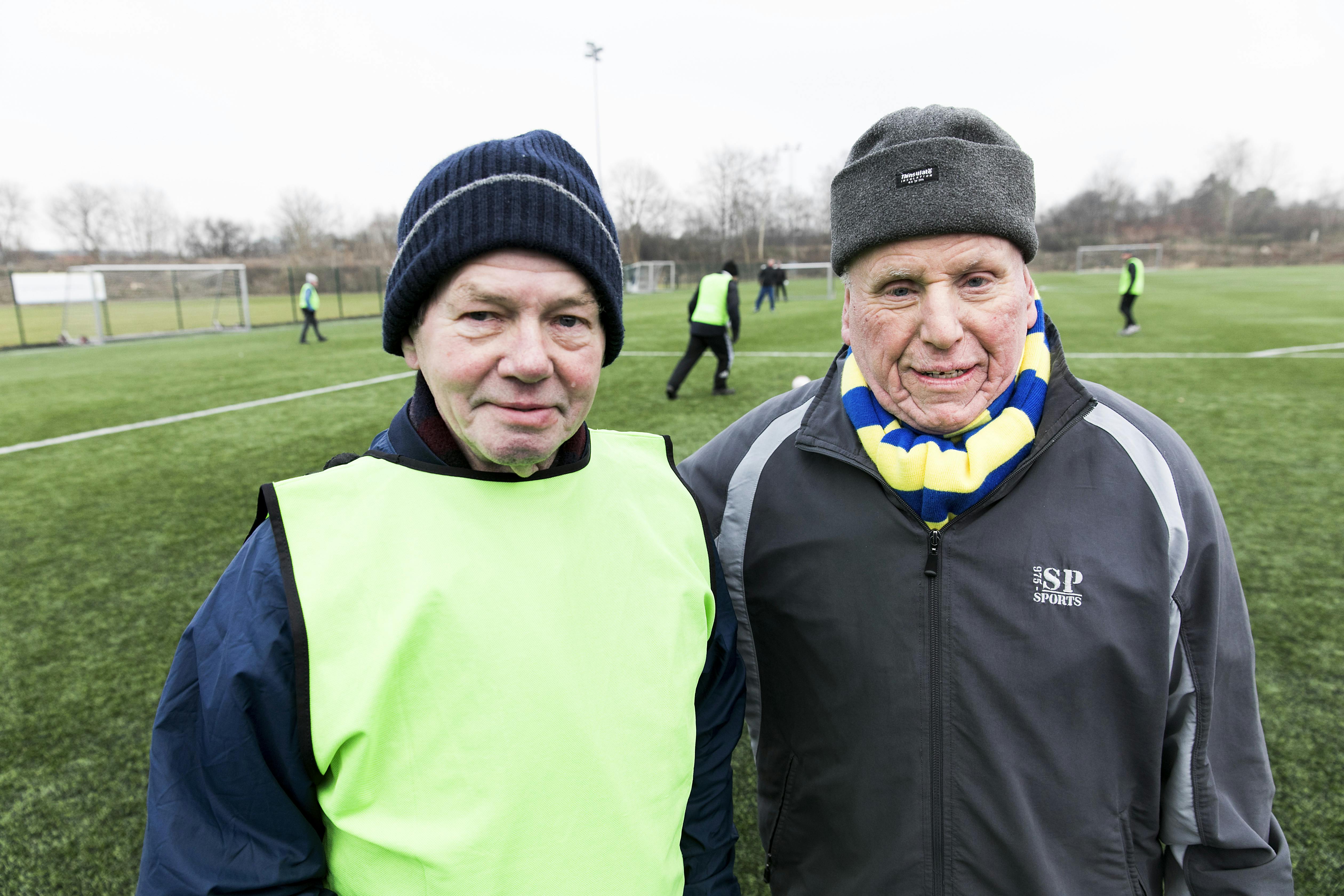Kurt er 80, Poul 77 - og begge aktive fodboldspillere