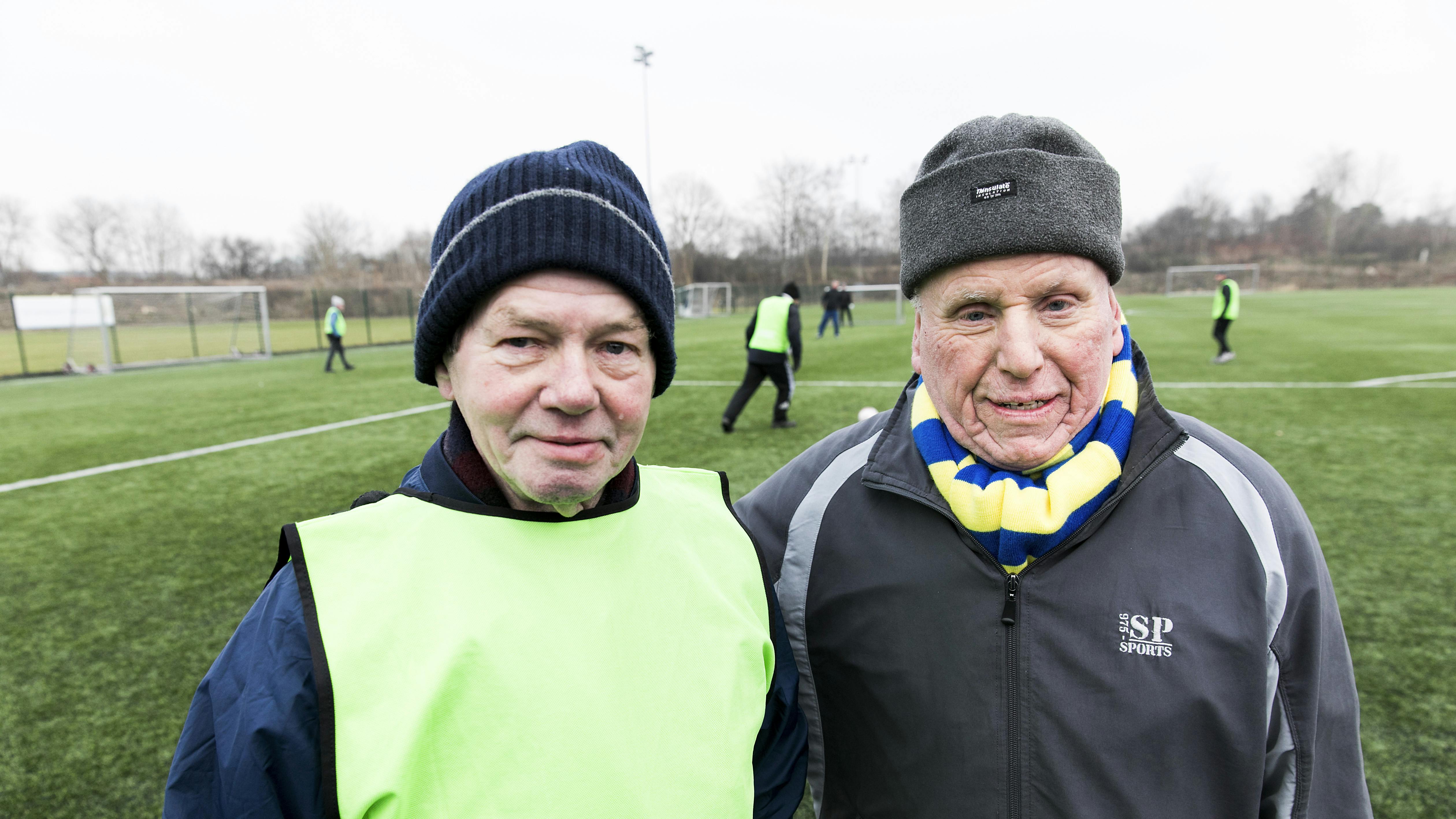 Kurt er 80, Poul 77 - og begge aktive fodboldspillere
