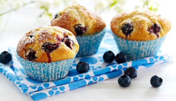 Blåbærmuffins