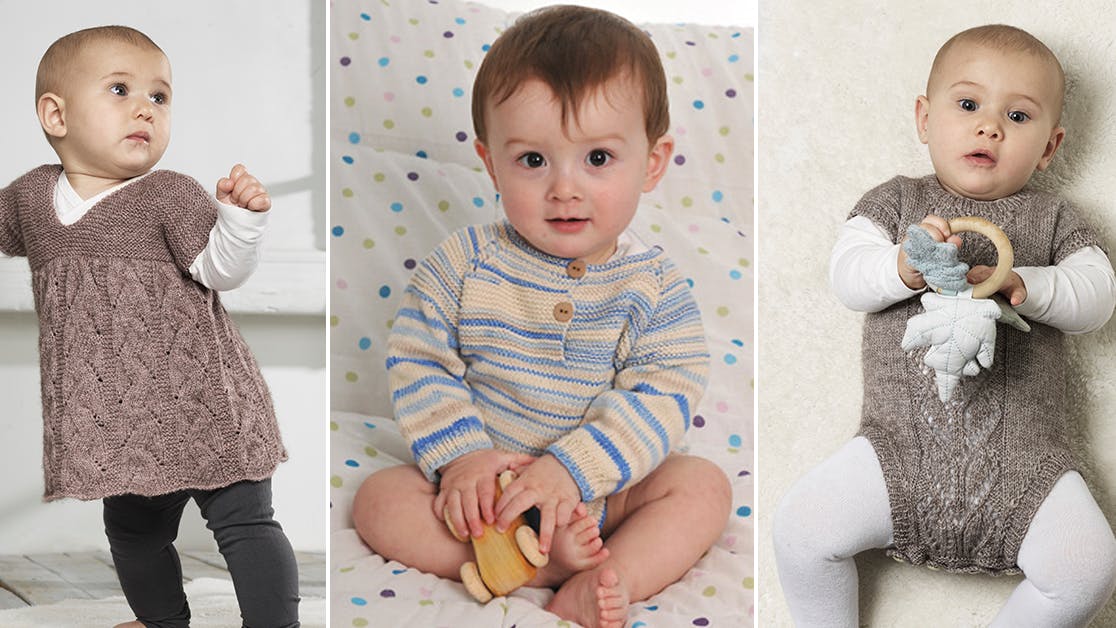 3 bløde strik til baby