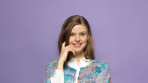 Strikkeopskrift: Jakke med trekvart ærmer