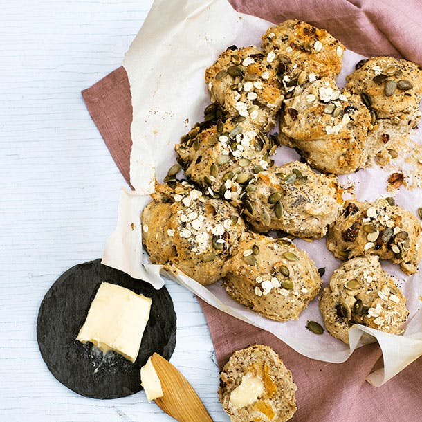 Brydeboller med tørret frugt