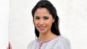 cardigan med hulmønster