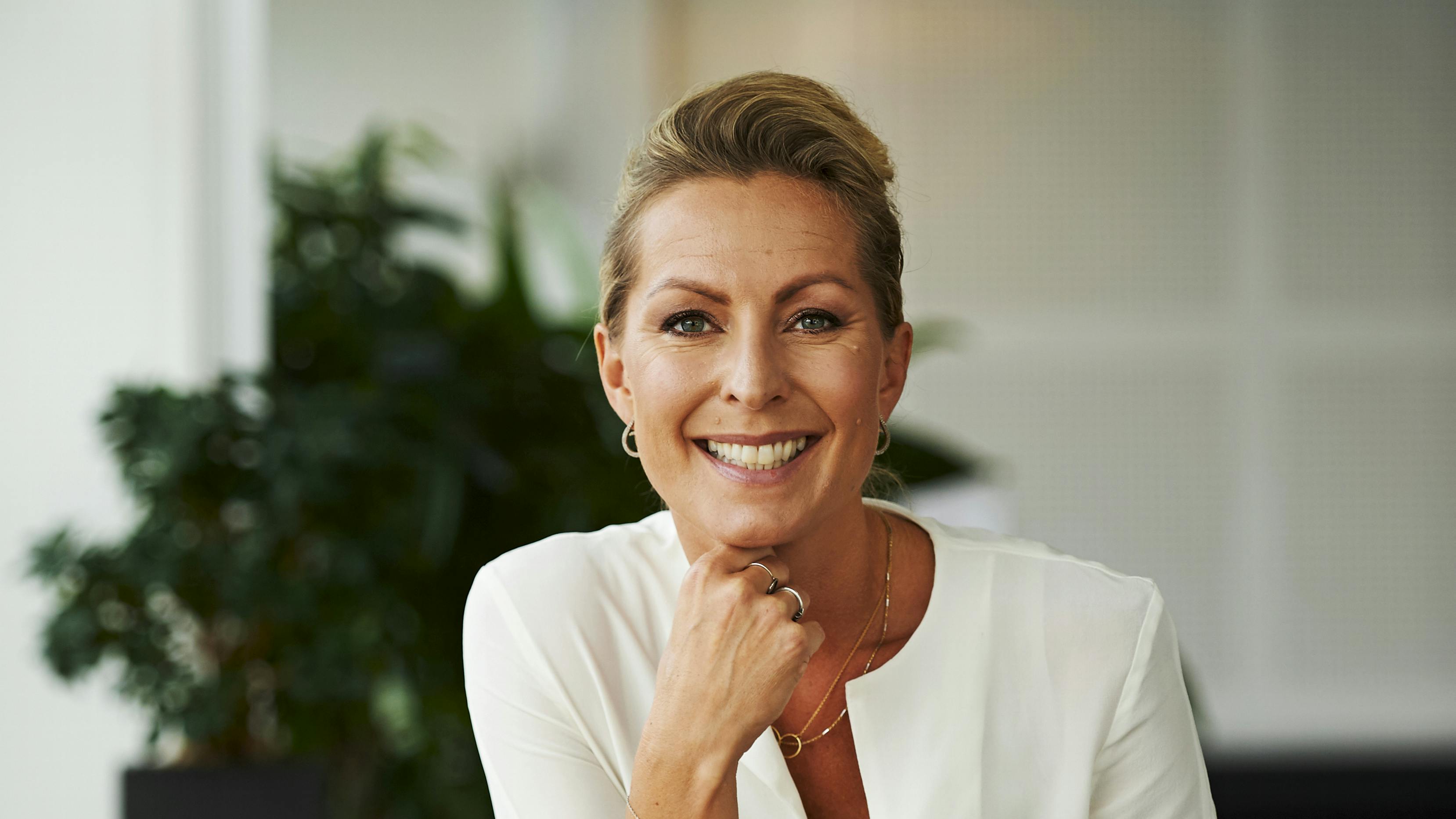 Cecilie Beck er blandt værterne i "Knæk Cancer Live" på TV 2 i 2016. Familie Journal har talt med hende.