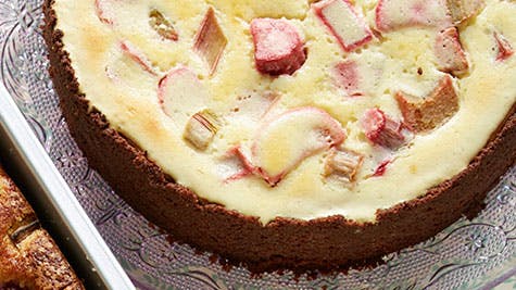 Cheesecake med rabarber