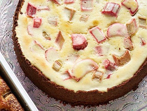 Cheesecake med rabarber 
