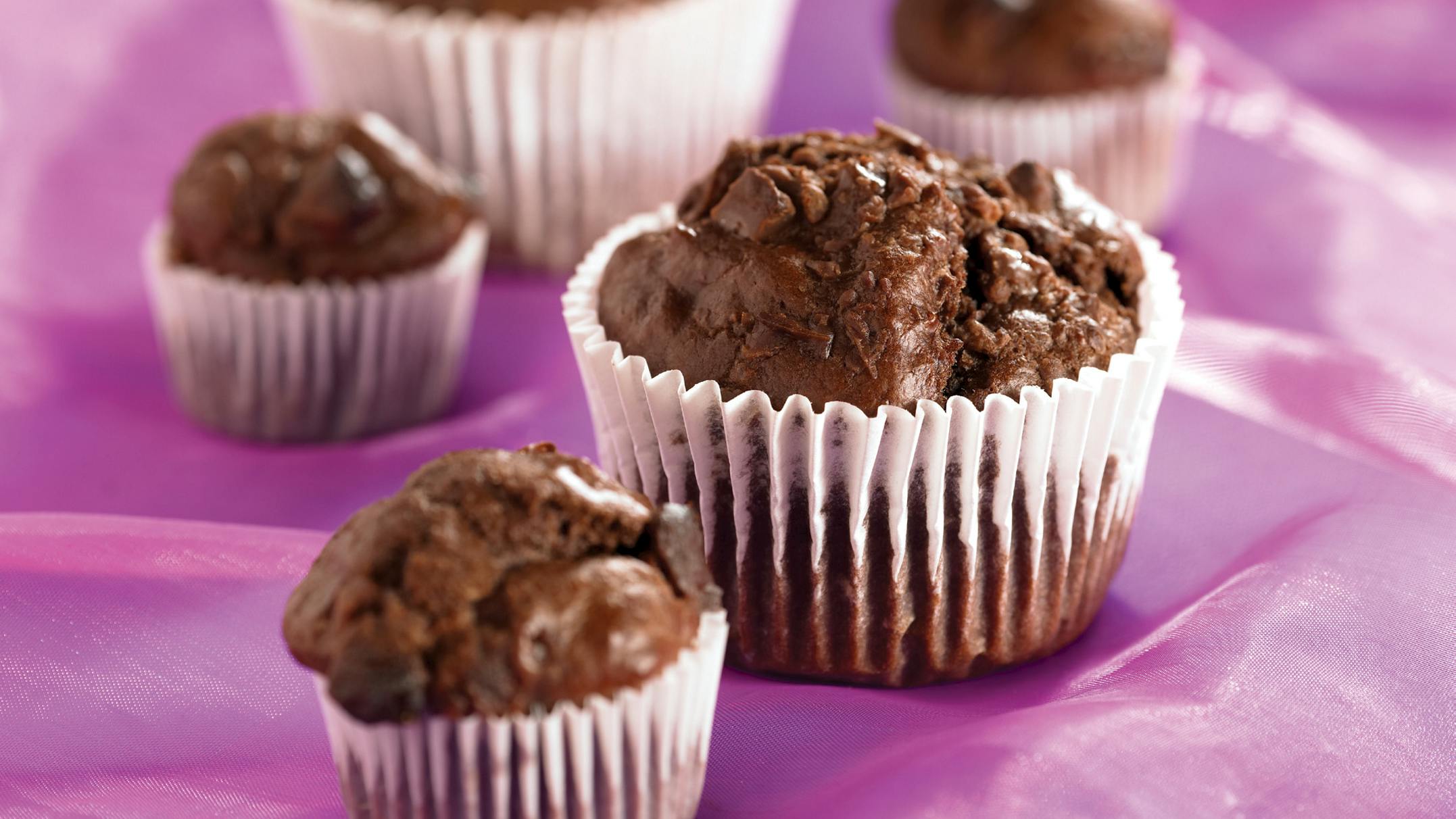 Sukkerfri muffins med chokolade
