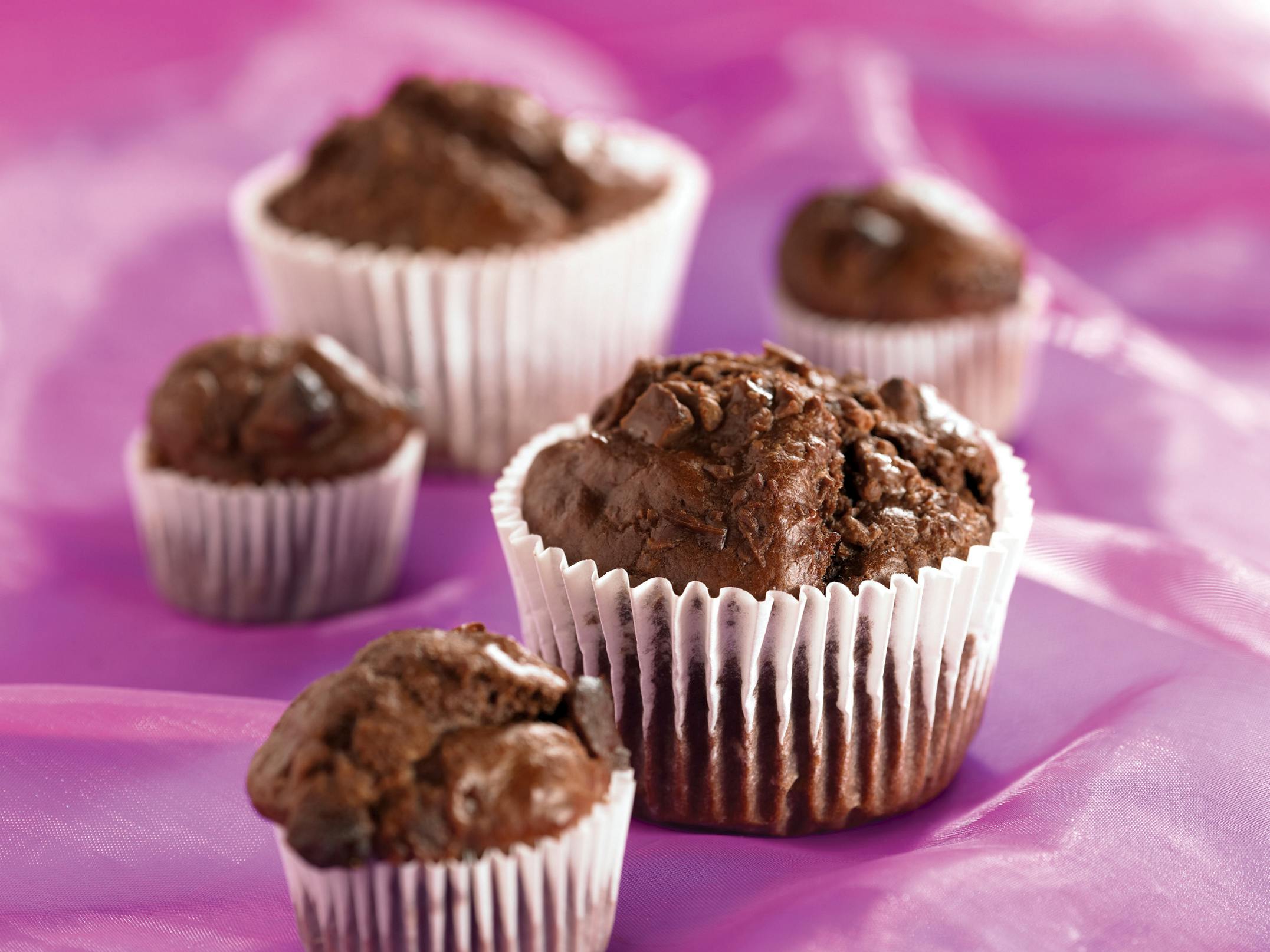 Sukkerfri muffins med chokolade