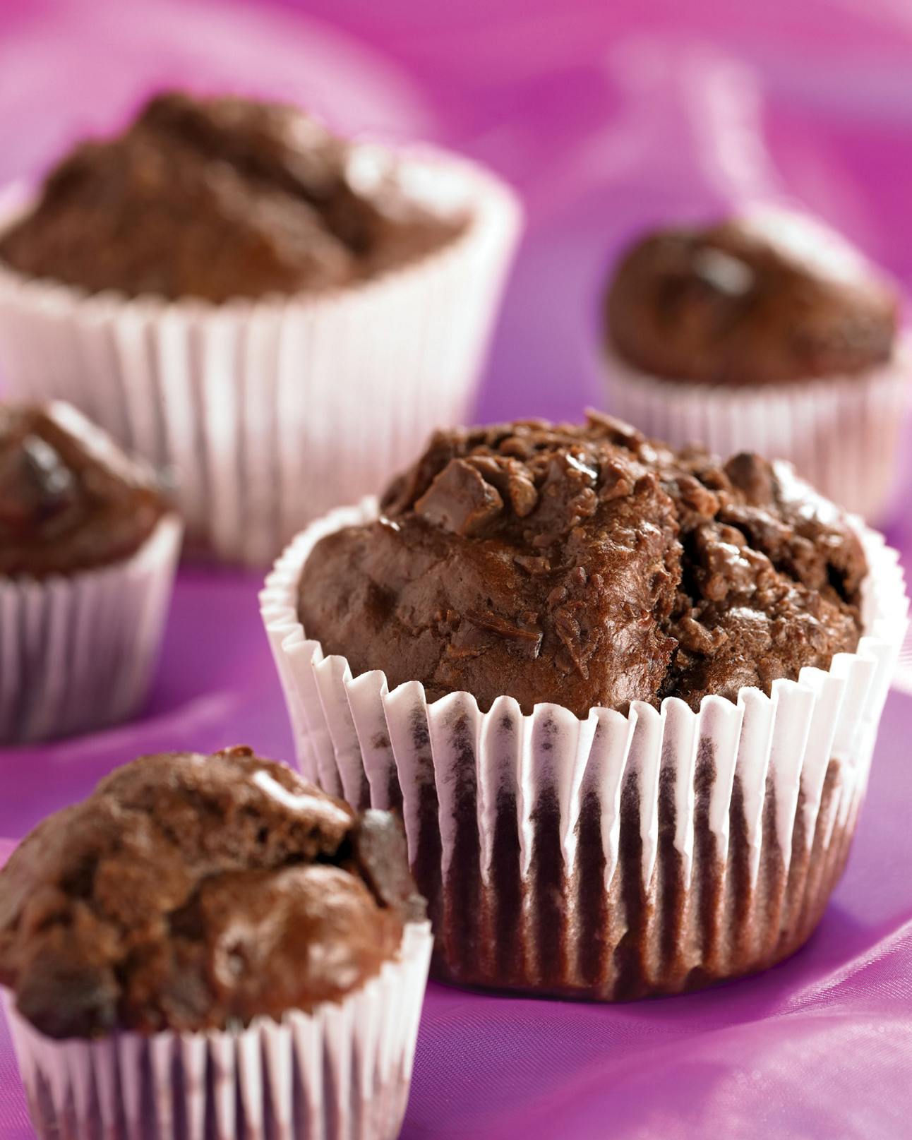 Sukkerfri muffins med chokolade