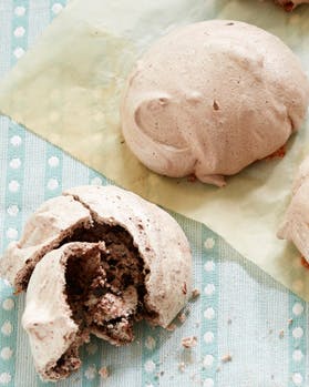 Chokolademarengs med chokoladecreme