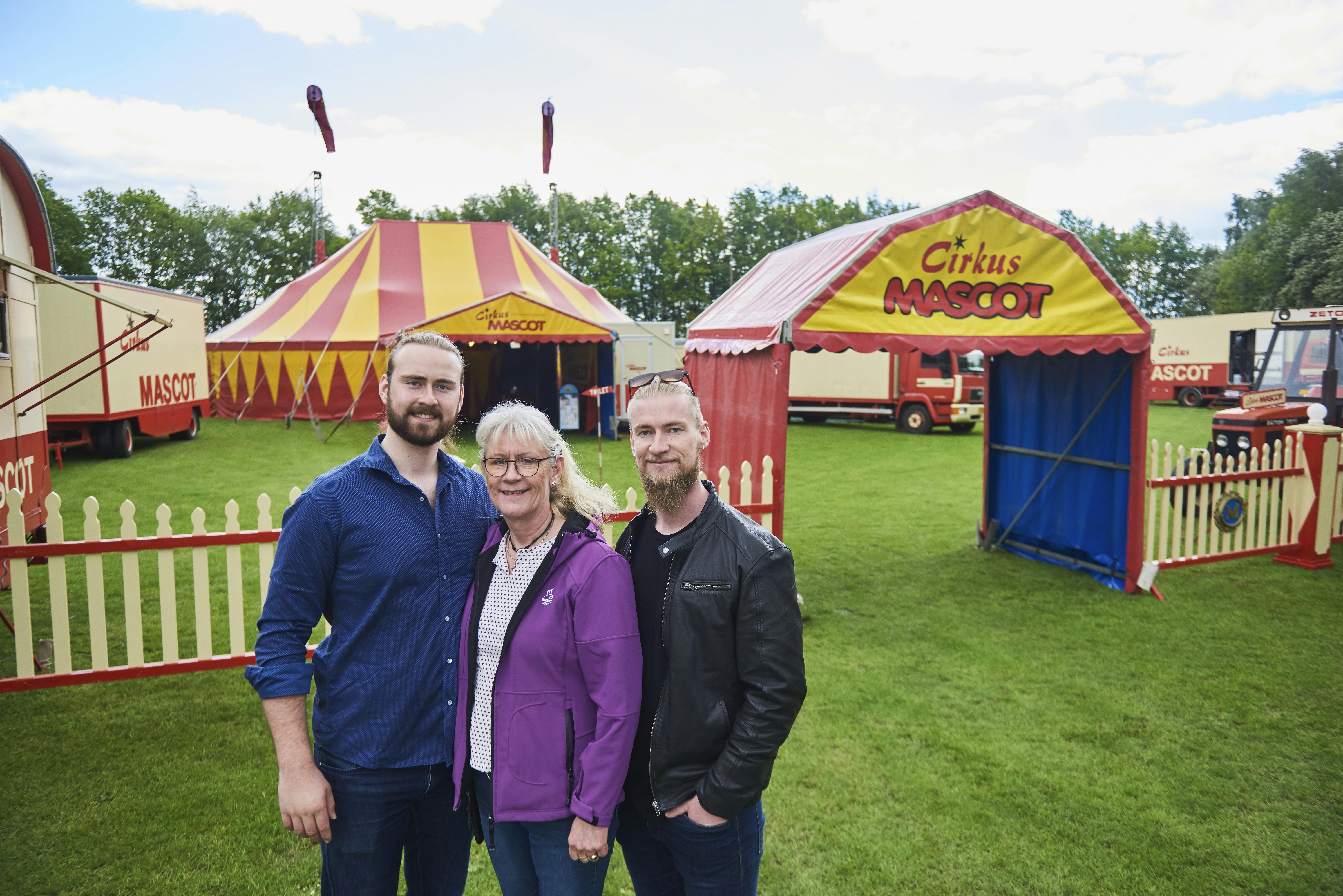Hos Cirkus Mascot er der ingen krise
