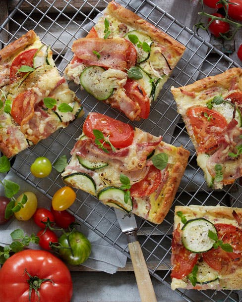 Drivhustærte med bacon