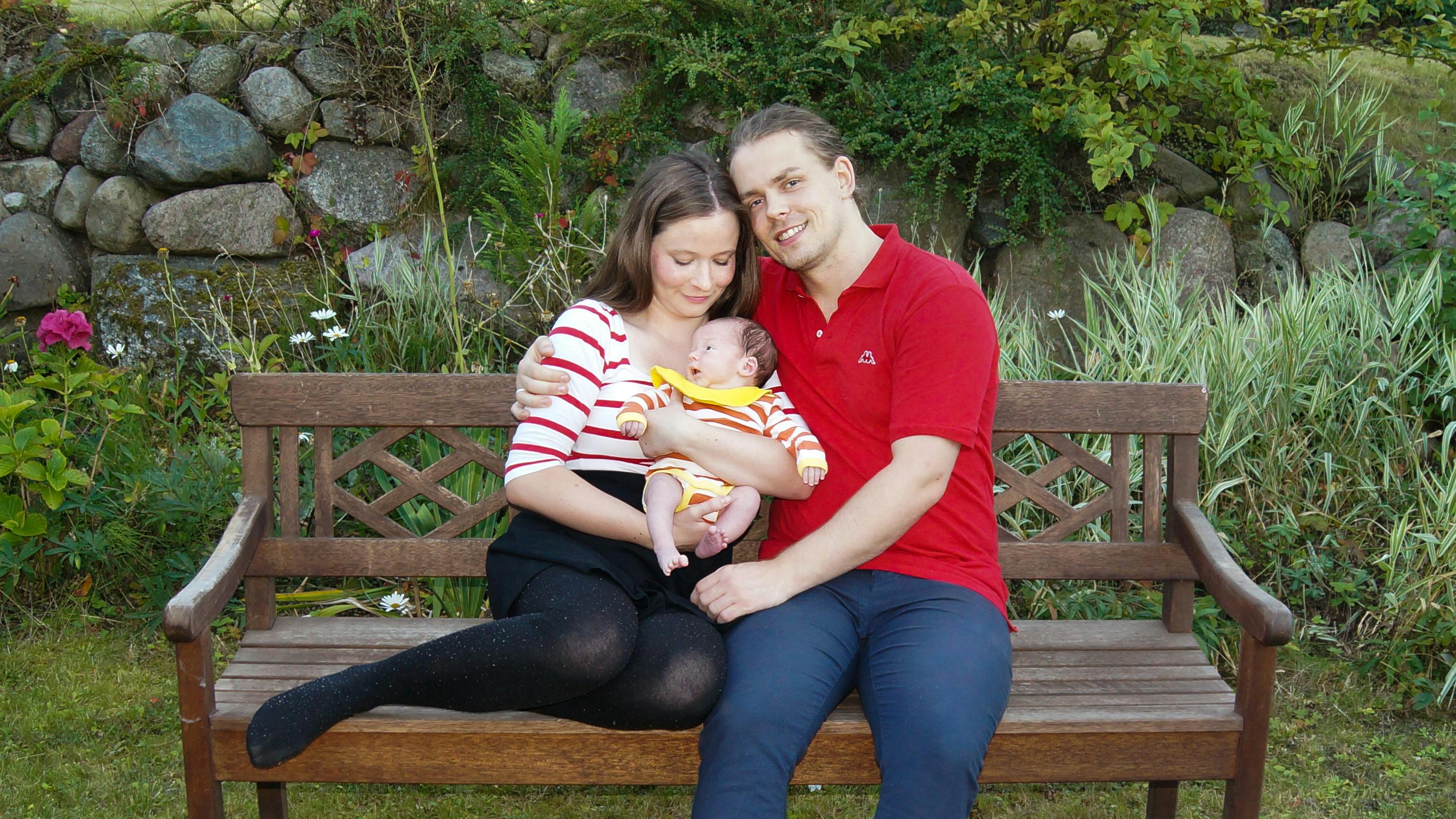 Lizandra og Daniel Pultz Larsen, der var med i sommerkonkurrencen Danmarks bedste kæreste i Familie Journal, er blevet forældre til lille Gabriell Andreas Pultz Larsen.