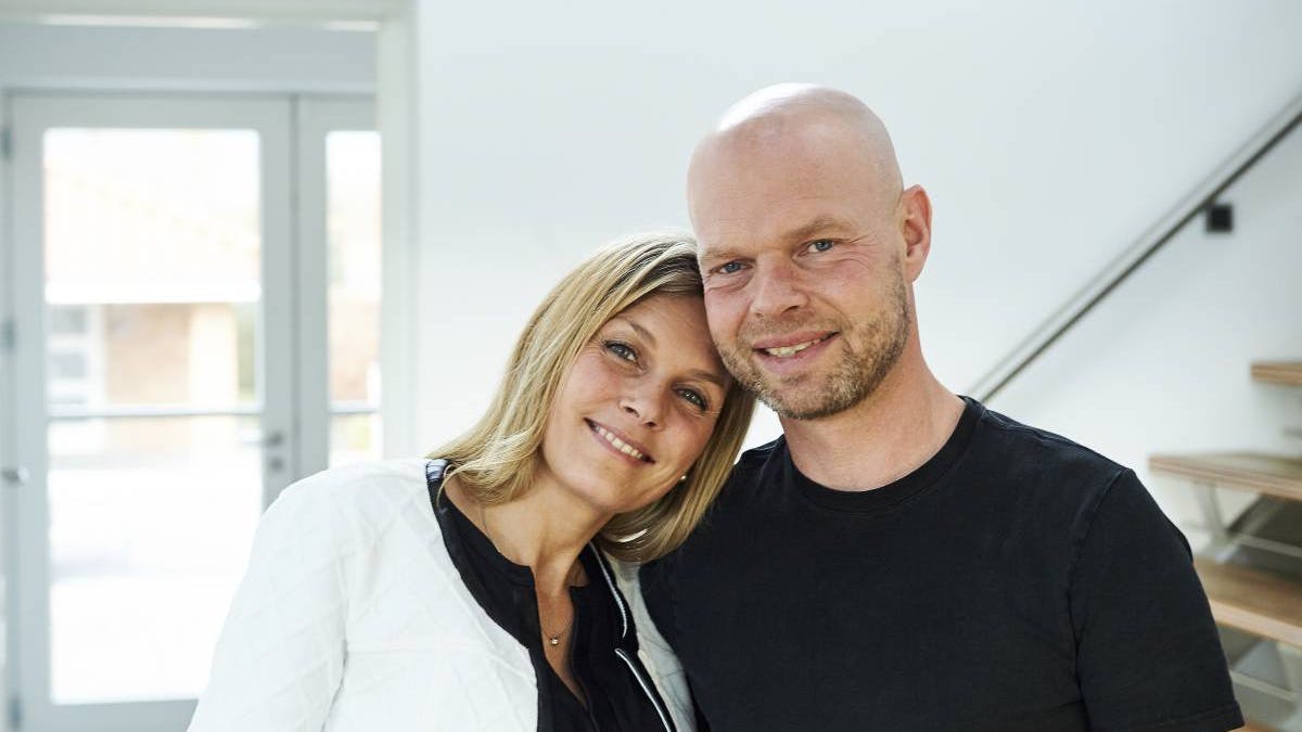 Jan Magnussen og hustruen Christina