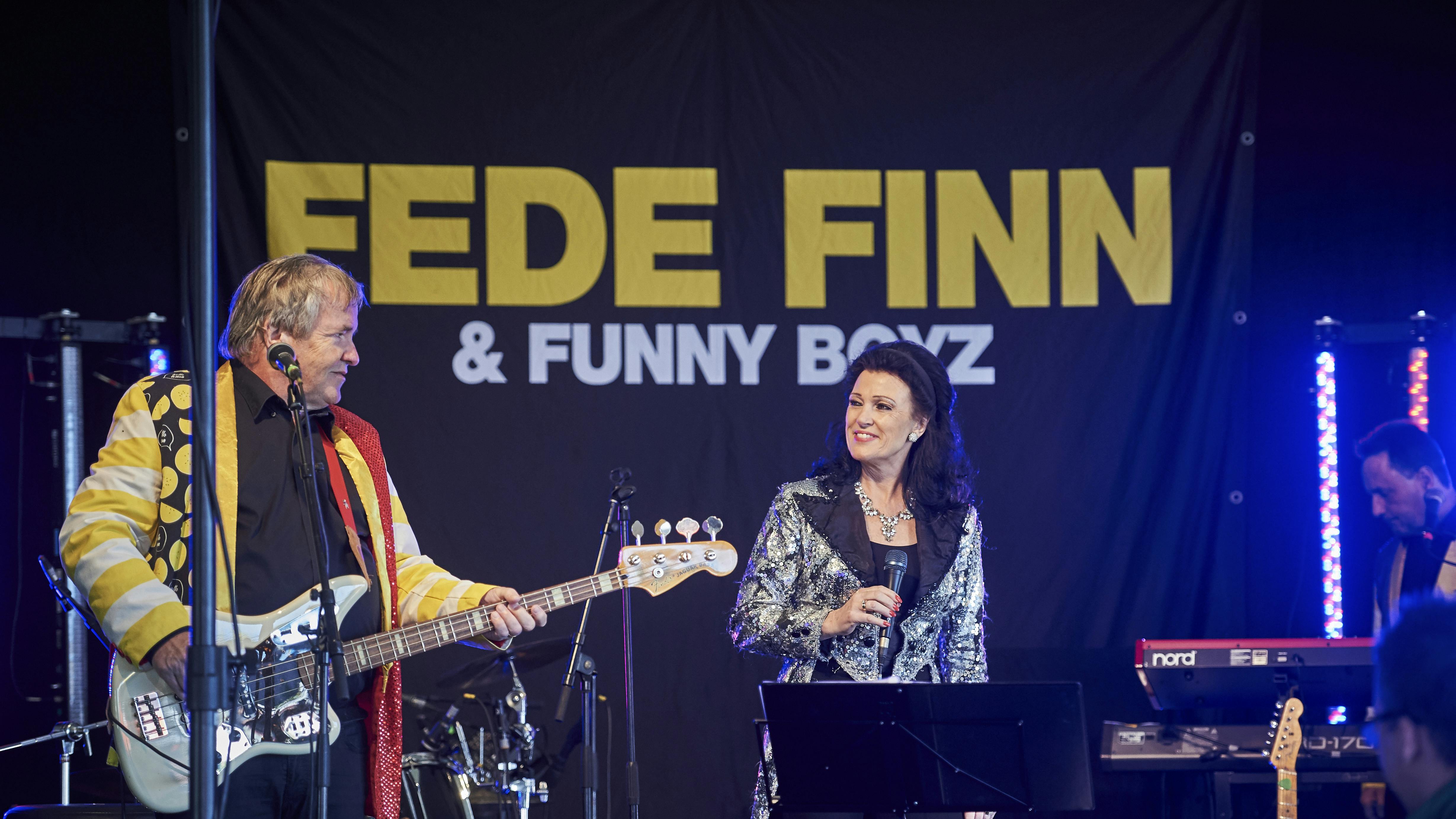 Fede Finn leverede fede toner på kræmmermarkedet