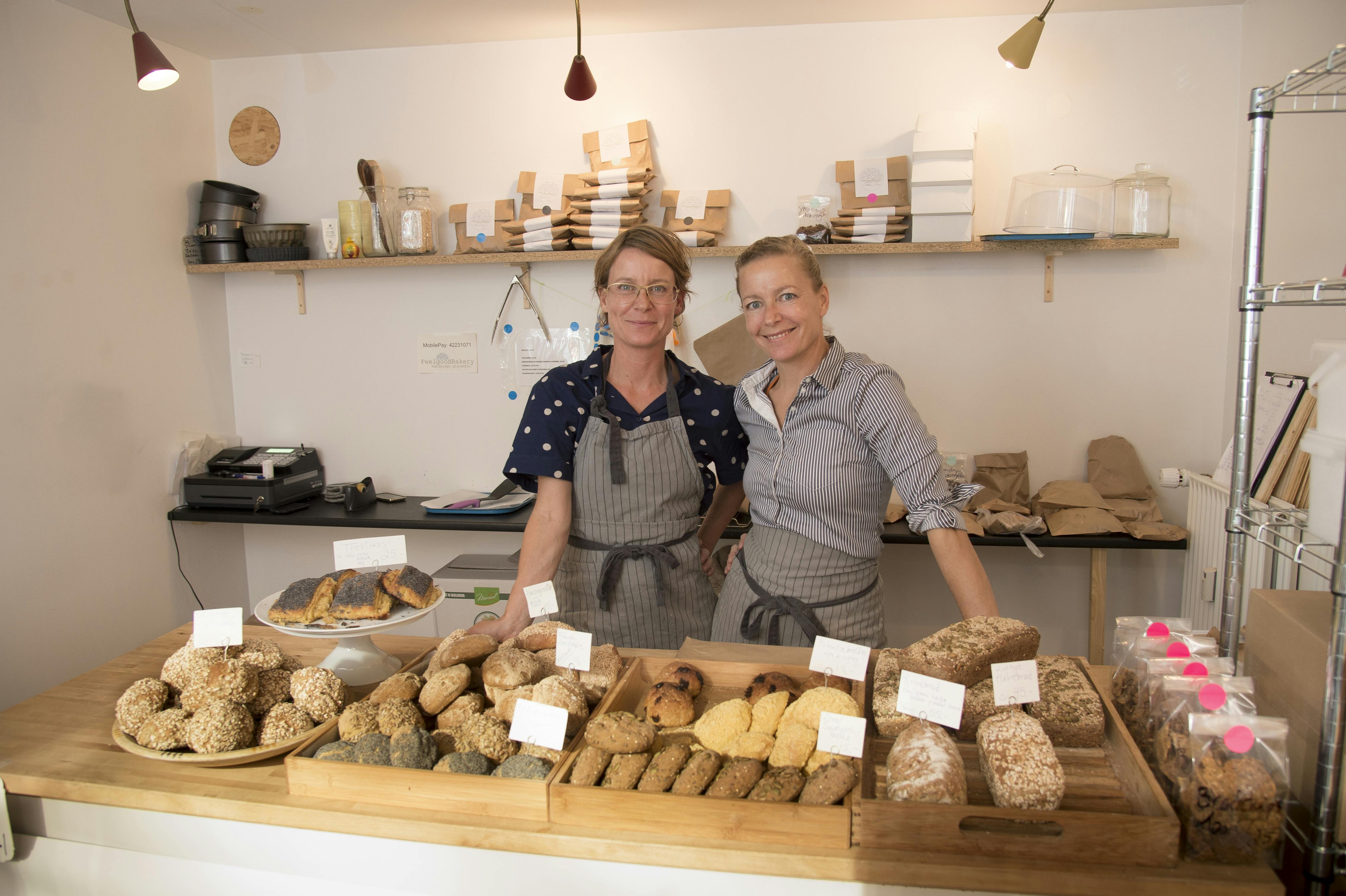 To søstre har åbnet et mikrobageri, hvor de bager naturligt glutenfrit. 