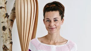 Fin, stribet cardigan til foråret