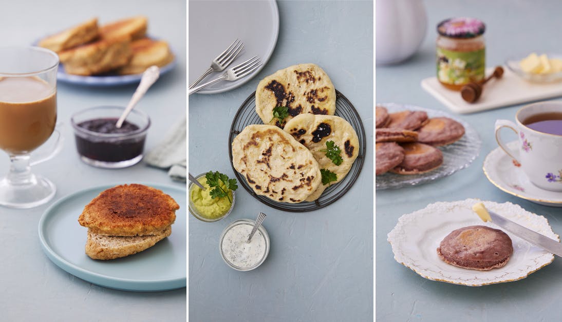 Det kan godt lade sig gøre at bage uden ovn. Her er tre opskrifter på scones, boller og fladbrød, du kan lave på pande, bål eller grill.
