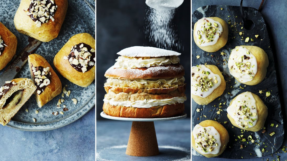 Hjemmebag: 3 slags fastelavnsboller