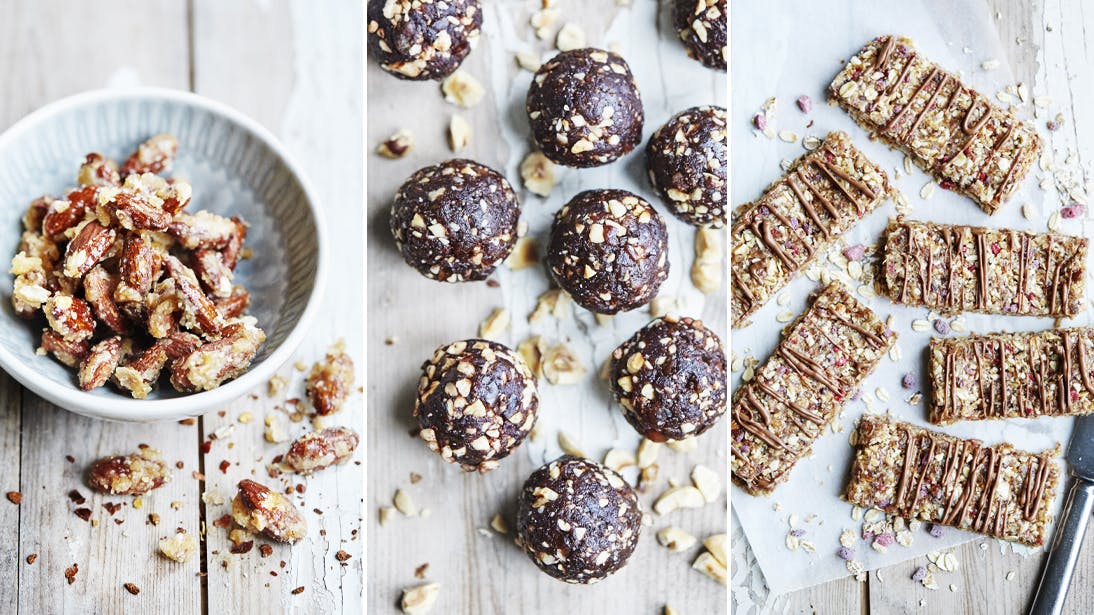 Sunde snacks: 3 søde fristelser med nødder