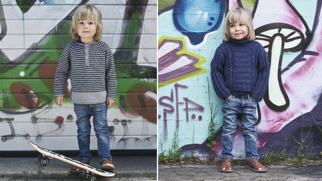 Strik: Børnestrik til friske unger