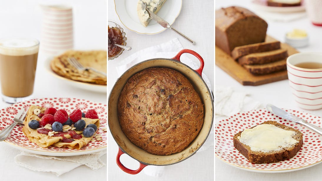 Øl er en fantastisk ingrediens, når man skal bage. Her får du tre opskrifter på sprøde pandekager, klassisk ølkage og grydebrød med porter.