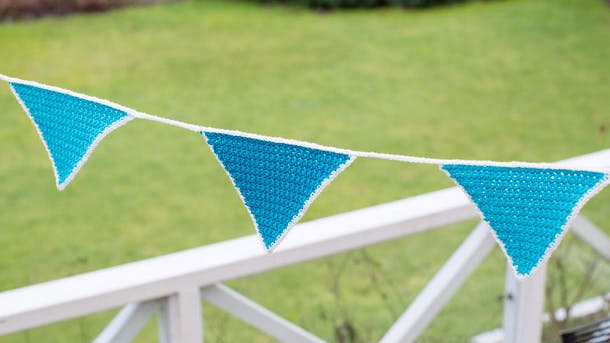 Hækleopkridt: Hæklet flagrække