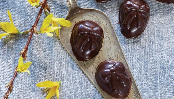 Fyldte påske-chokolader med smag af kaffe og karamel