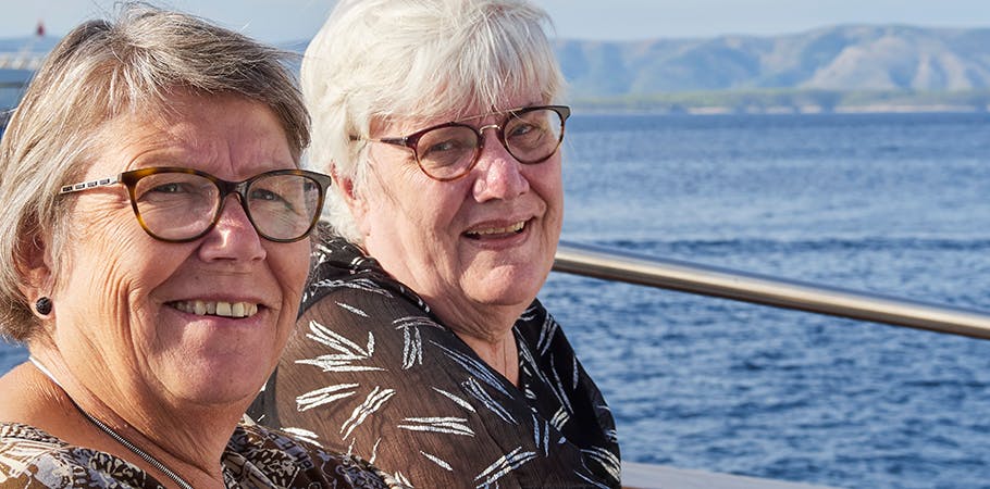 Ikke kun for par: Veninderne Gitte og Jytte tog på krydstogt