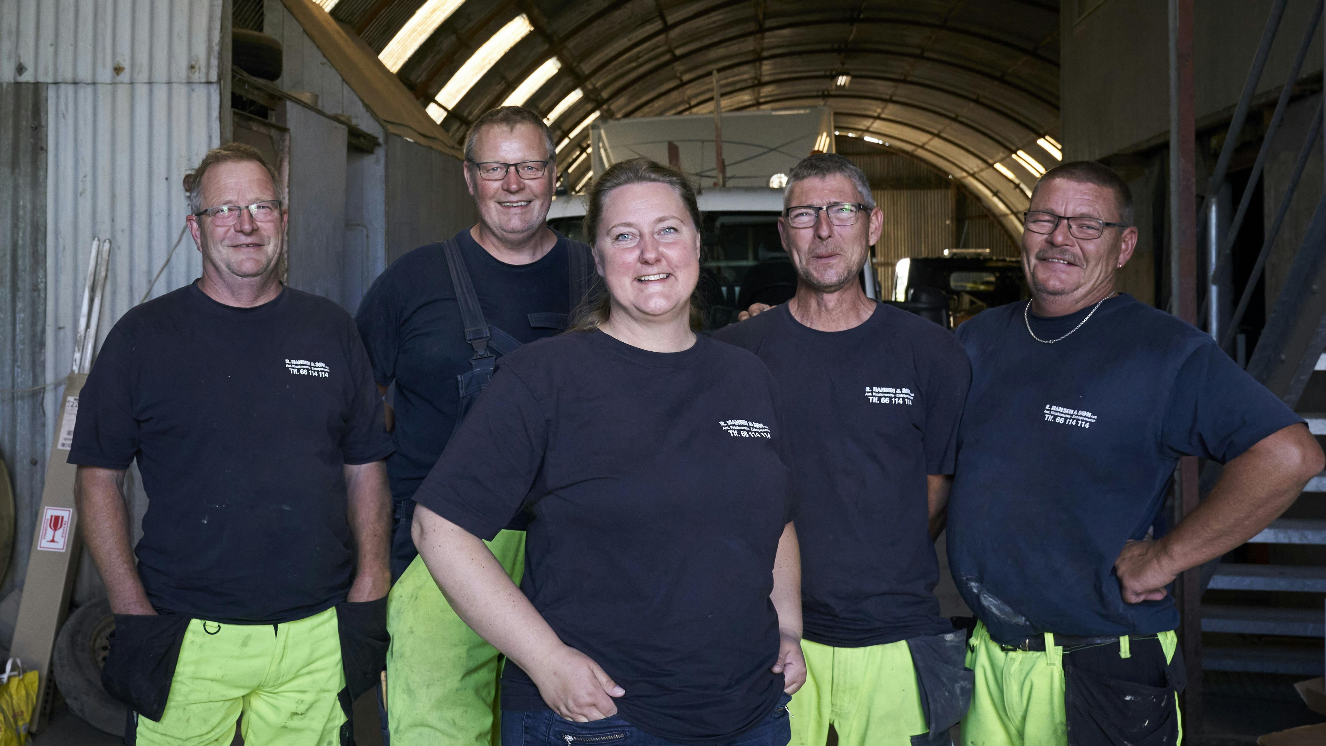 Gitte købte sin fars firma, familiefirmaet R. Hansen & Søn, og blev kloakmester.