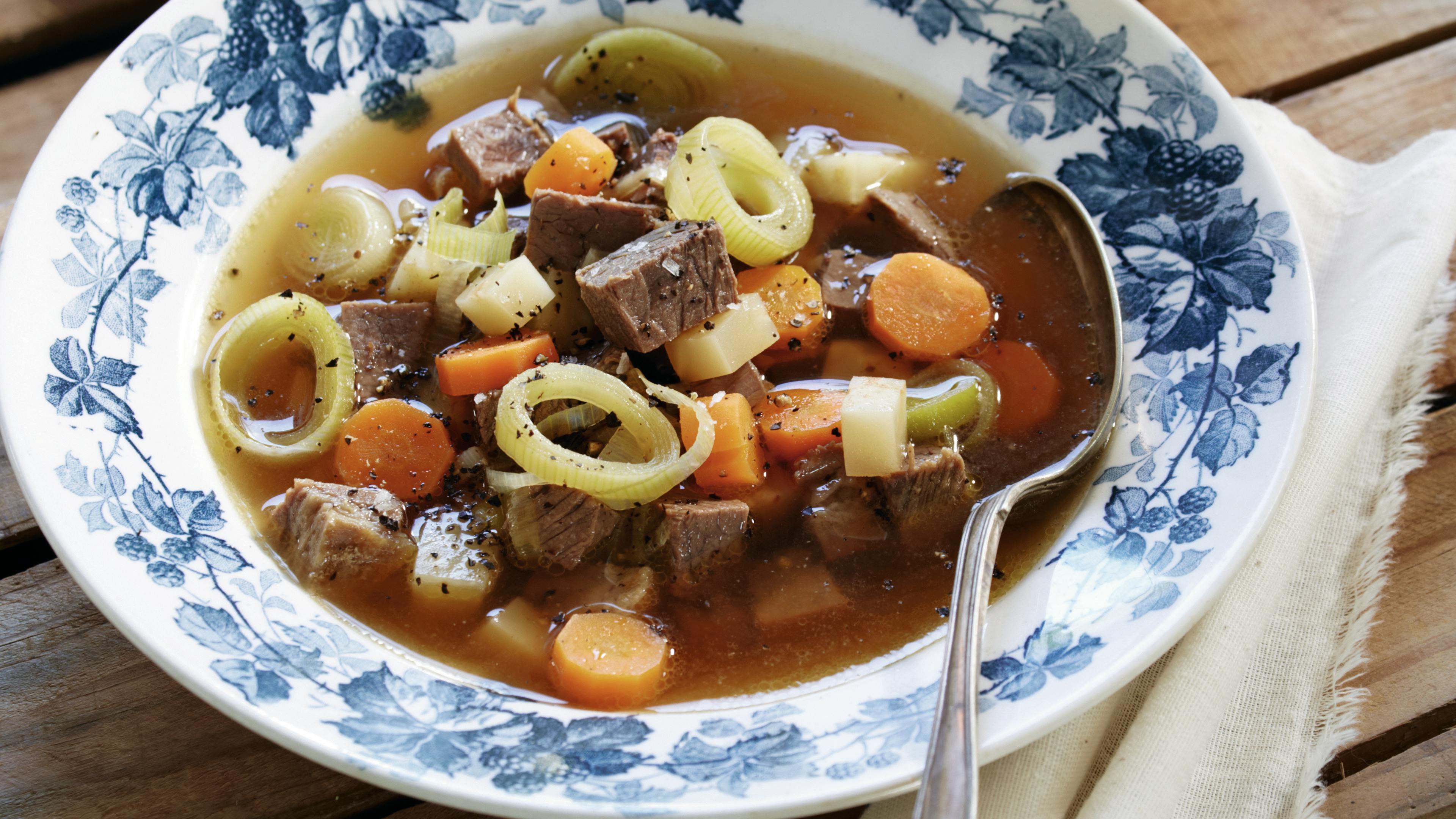 Suppe: Lækker oksekødssuppe