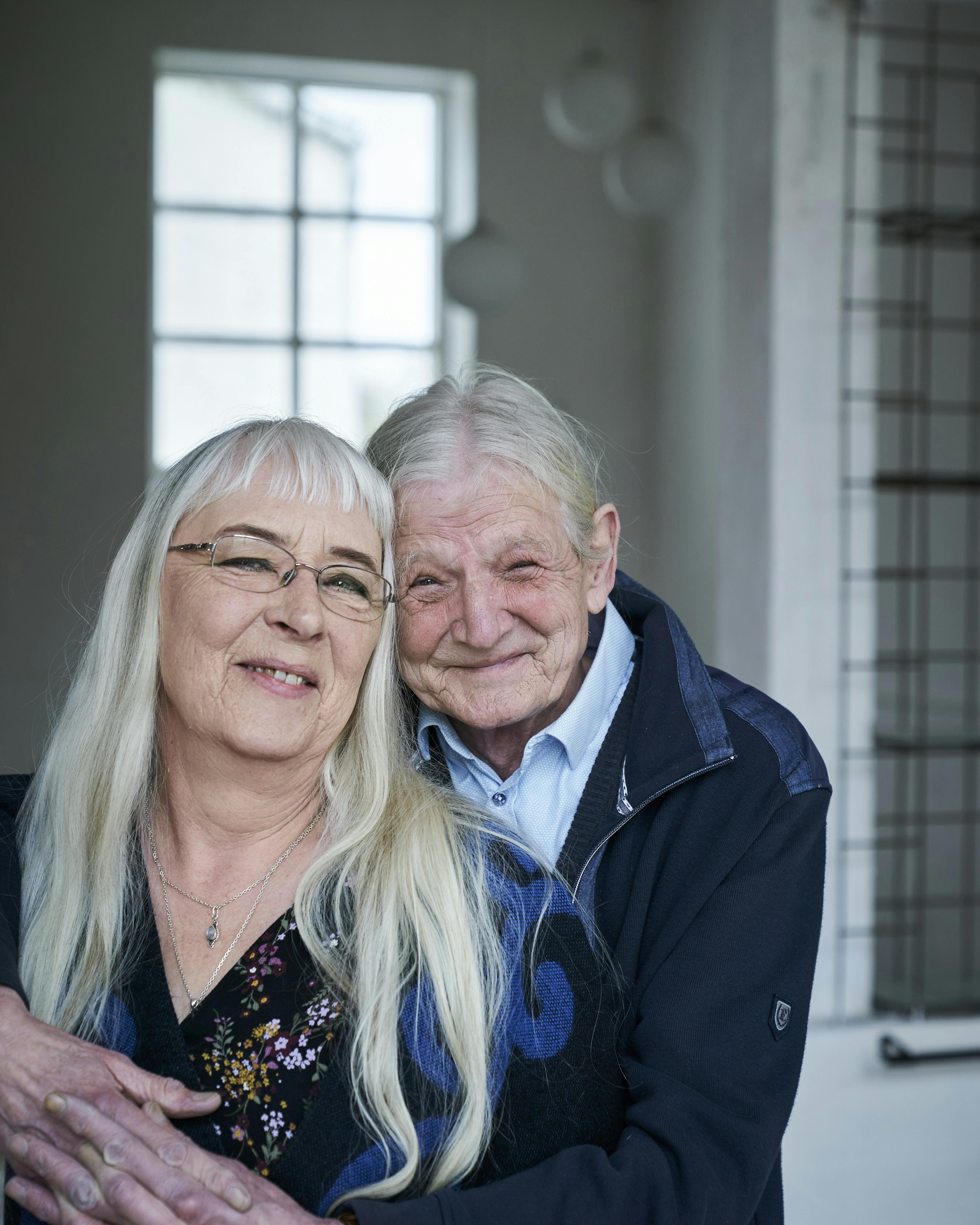 Gunvor Kampp og Jacob Lundgaard har mødt hinanden via netdating for seniorer.