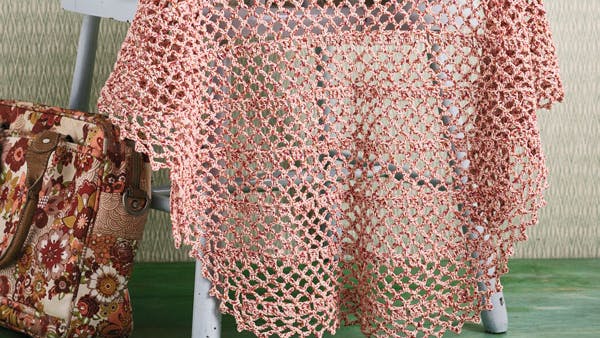 Hækleopskrift: Hæklet sjal