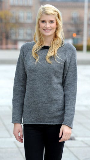 Strikkeopskrift: Nem raglansweater 